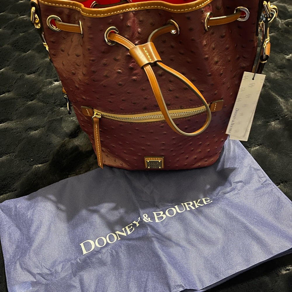 D&B Ostrich Drawstring - Picture 2 of 3